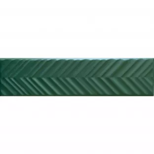 Tilorex Siena - Wandtegel pijlen Mat donkergroen - 5x20 cm - Keramiek - 9 mm dik