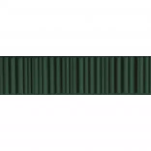 Tilorex Siena - Wandtegel strepen Mat donkergroen - 5x20 cm - Keramiek - 9 mm dik