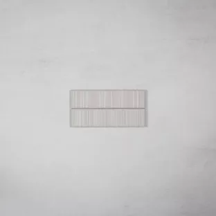 Tilorex Siena - Wandtegel strepen Mat grijs - 5x20 cm - Keramiek - 9 mm dik