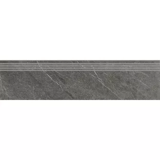 Traptegel - Tilorex Palo Dark grey Mat - 30x120 cm - Gerectificeerd - Keramisch - 9,3 mm dik - VTX60250