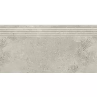 Traptegel - Tilorex Picanello Light Grey Mat - 30x60 cm - Gerectificeerd - Keramisch - 8 mm dik - VTX61137