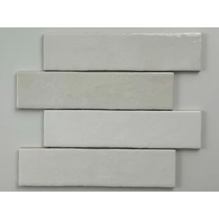 Equipe Cerámicas Trend wandtegel - 6x24.6 cm - 8 mm dik - Keramiek - Glans - Wit