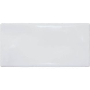 Wandtegel - Atlas White Brillo - 7,5x15 cm - 8,5mm dik