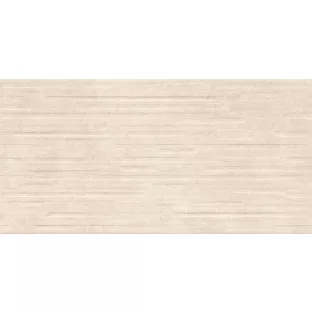 Wandtegel - Tilorex Trionfale Beige structuur Zacht glanzend - 30x60 cm - Gerectificeerd - Keramisch - 9 mm dik - VTX61426