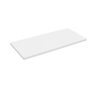 Wiesbaden Alvara topblad - 80x46 cm - mat wit