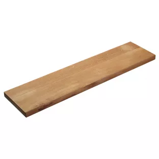 Wiesbaden OAK badplanchet - strak - 80x20x3 cm