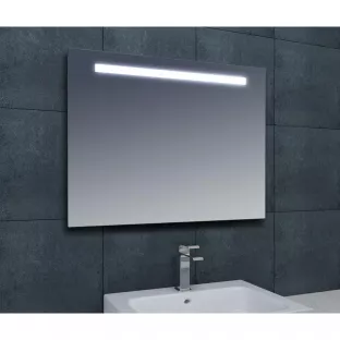 Wiesbaden Tigris rechthoekige spiegel - met directe LED-verlichting - 100x80 cm