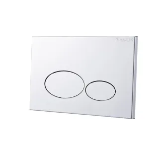 Wiesbaden X32 Metal drukplaat voor inbouwreservoir - chroom