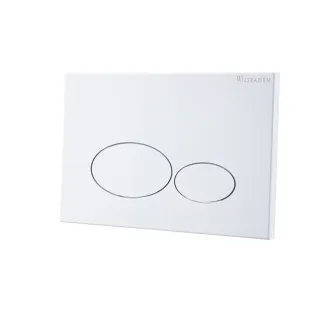 Wiesbaden X32 Metal drukplaat voor inbouwreservoir - mat wit