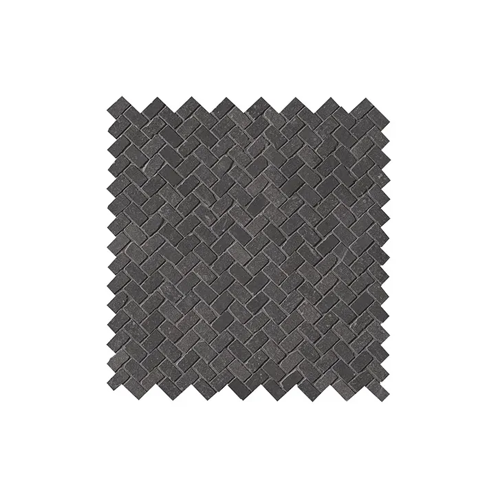 FAP Ceramiche Maku mozaiek vloer- en wandtegel - 30x30 cm - 9 mm dik - R9 - Keramiek - Dark Spina Anticato