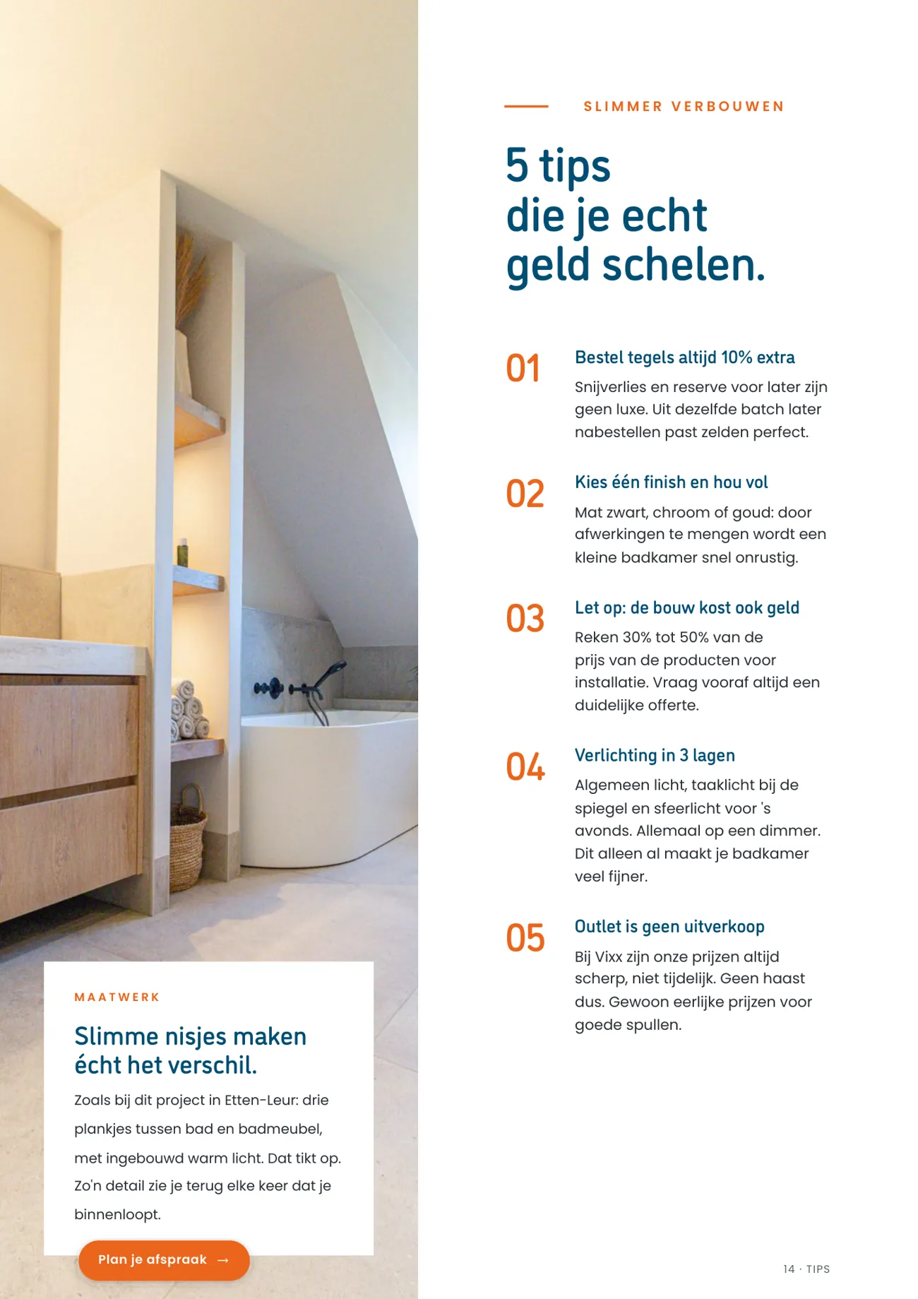 Pagina 14 van het badkamermagazine